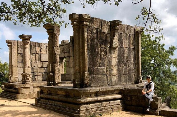 3 Ancient Kingdoms from Colombo - Yapahuwa rock fortress: steep steps, stone lions, and the hilltop stupa