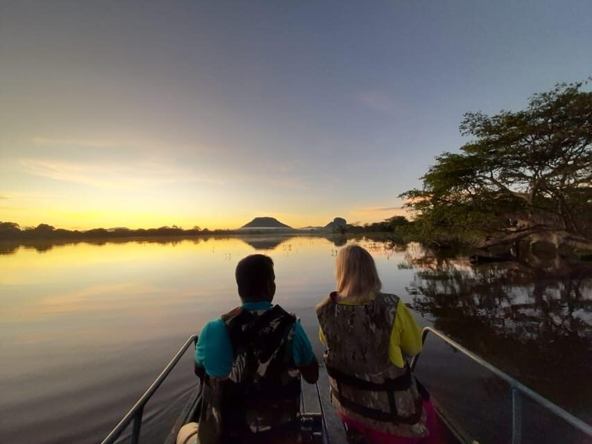 A Hidden Gem in Sigiriya: Magical Boat Journey. - Views of Pidurangala and Sigiriya Lion’s Rock from the water