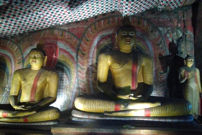 All inclusive Private Day tour Sigiriya, Dambulla & traditional village tour - Golden Temple of Dambulla: the climb and what the cave complex gives you