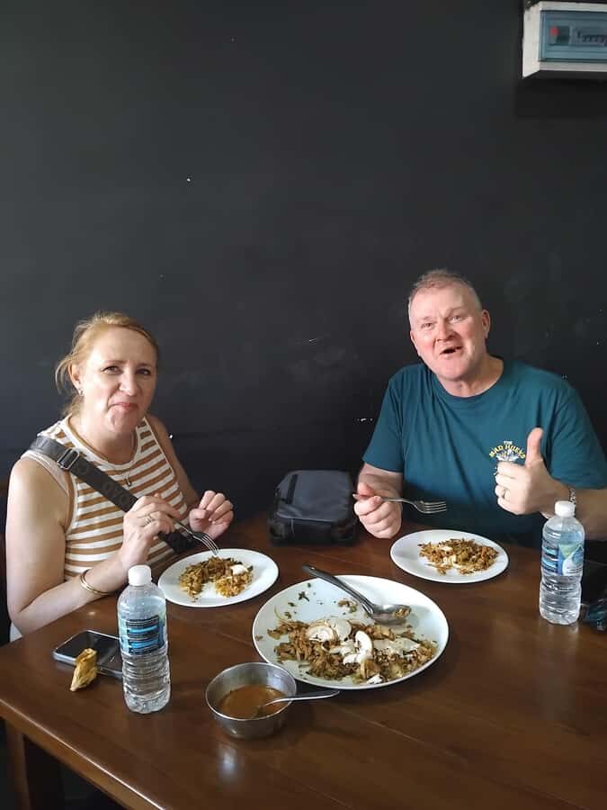 Colombo Foods Tour by Tuk Tuk ( Food chargers included ) - Pittu with crab curry and sambols: the spicy-sweet payoff