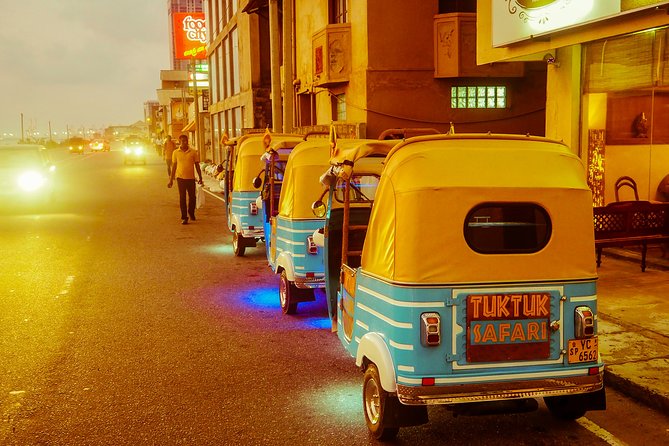 Colombo Tuk Tuk Safari - Chilled drinks, music, and rain gear you’ll actually use
