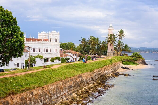 Day trips to Galle from colombo Visiting Its Highlights - Galle Fort and the lighthouse at golden hour