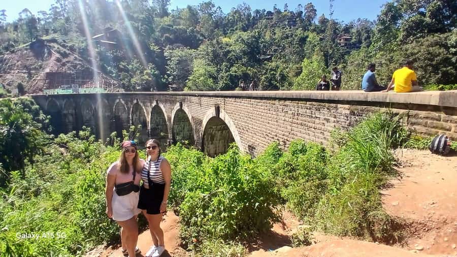 ELLA Lipton Seat Tea Test & Pluck 9Arch, Waterfalls, & Lunch - Ravana Falls: a named 25-meter break from the road