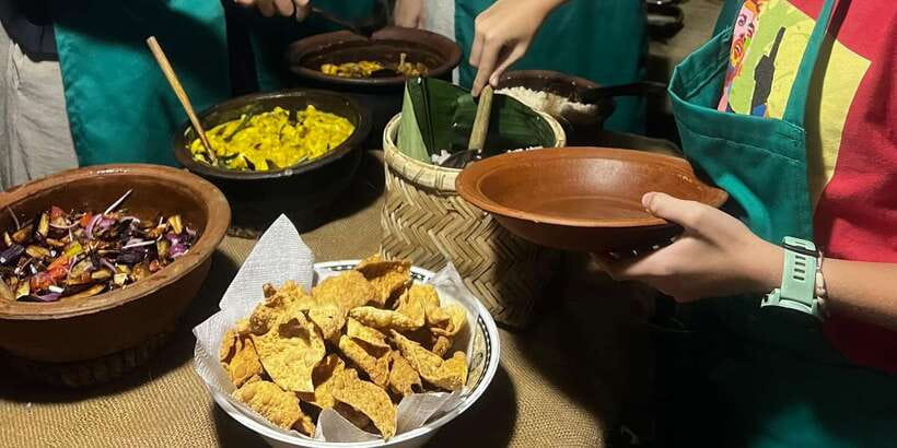 Ella: Traditional Sri Lankan Cooking Class - Inside the open-air kitchen: ingredients first, then technique