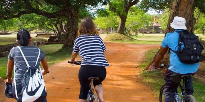 From Dambulla/ Sigiriya: Ancient City of Polonnaruwa by Bike - Royal Palace and Nissankamulla Palace: Power You Can See