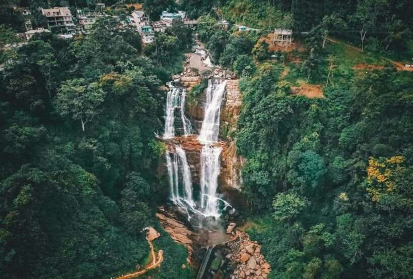 From Kandy: All Inclusive Nuwara Eliya Day Tour with Lunch - Ramboda Falls: The 109-Meter Reality Check