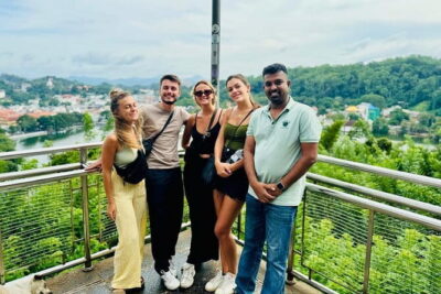 Kandy City Tour with Ambuluwawa by Tuk Tuk - Bahirawakanda Buddha and Sri Maha Bodhi Viharaya: start with sweeping views