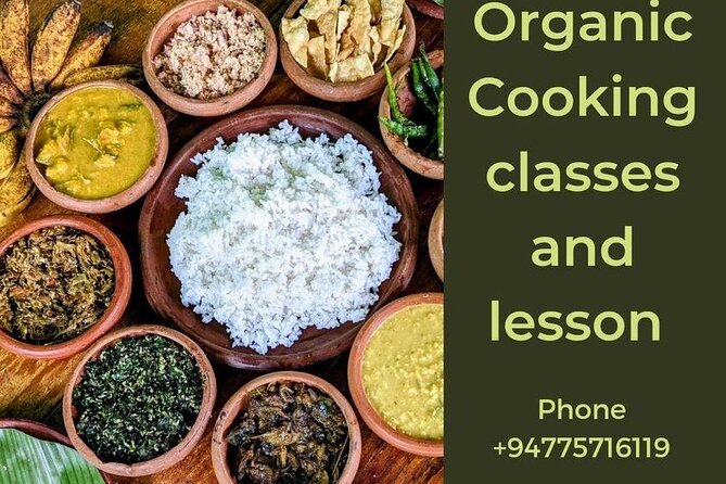 Organic cooking class sigiriya (kumara & family) - Meal included: herbal tea, water, and what to bring