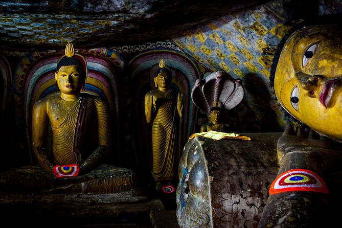 Private Day Tour from Kandy to Sigiriya and Dambulla Cave temple - Comfort and logistics: air-conditioned vehicle, bottled water, and mobile ticket
