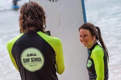 PRIVATE Surf lesson for Beginners Couple - Private couple lesson for $34: what that value really means