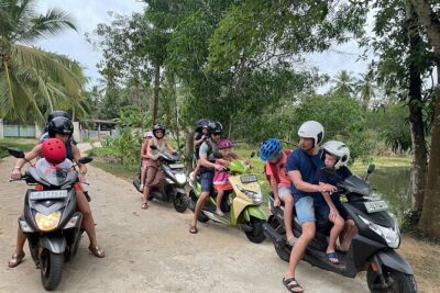 Scooter rent - Safety Briefing First, Then Helmets On