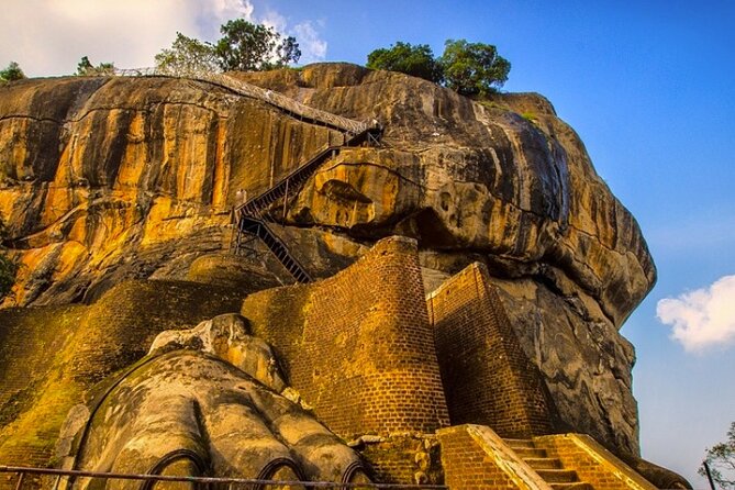 Sigiriya Rock & Cave Temple with Jeep Safari Private Day Trip - Sigiriya Lion Rock: palace ruins on a 200-meter high rock