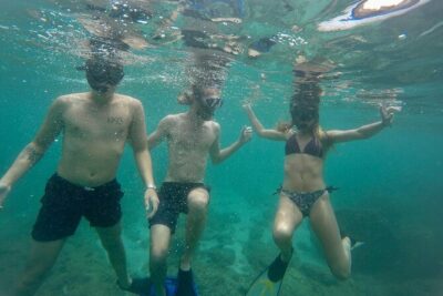 Snorkeling On Beautiful Rock Island - Unawatuna by Boat - Getting ready: gear fitting, life vest, and what it changes