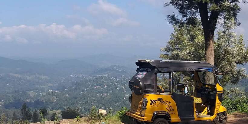 Tuk-Tuk Safari Liptons seat,Tea Fields Hike,TeaFactory Tour - Finishing in Haputale: A Smooth End to the Day